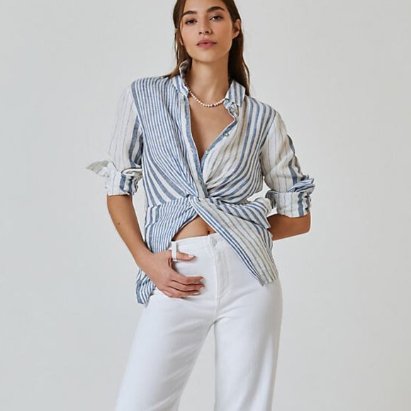 Brand New Paige Nellie Mid-Rise Cropped Culottes - Picture 8 of 10